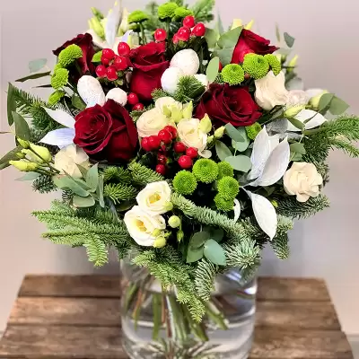 Kouzlo Vánoc - vánoční kytice